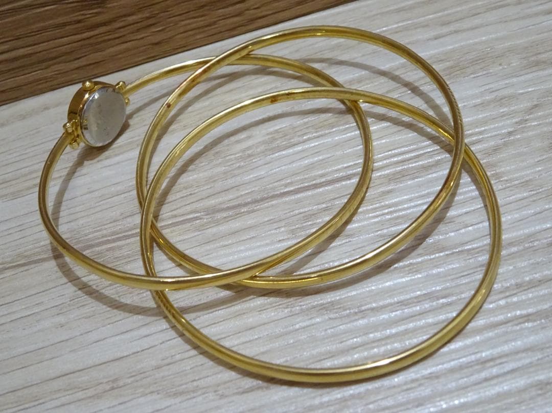 訳あり WAKO 和光 Raffinee ラフィネ 3連バングルウォッチ 腕時計