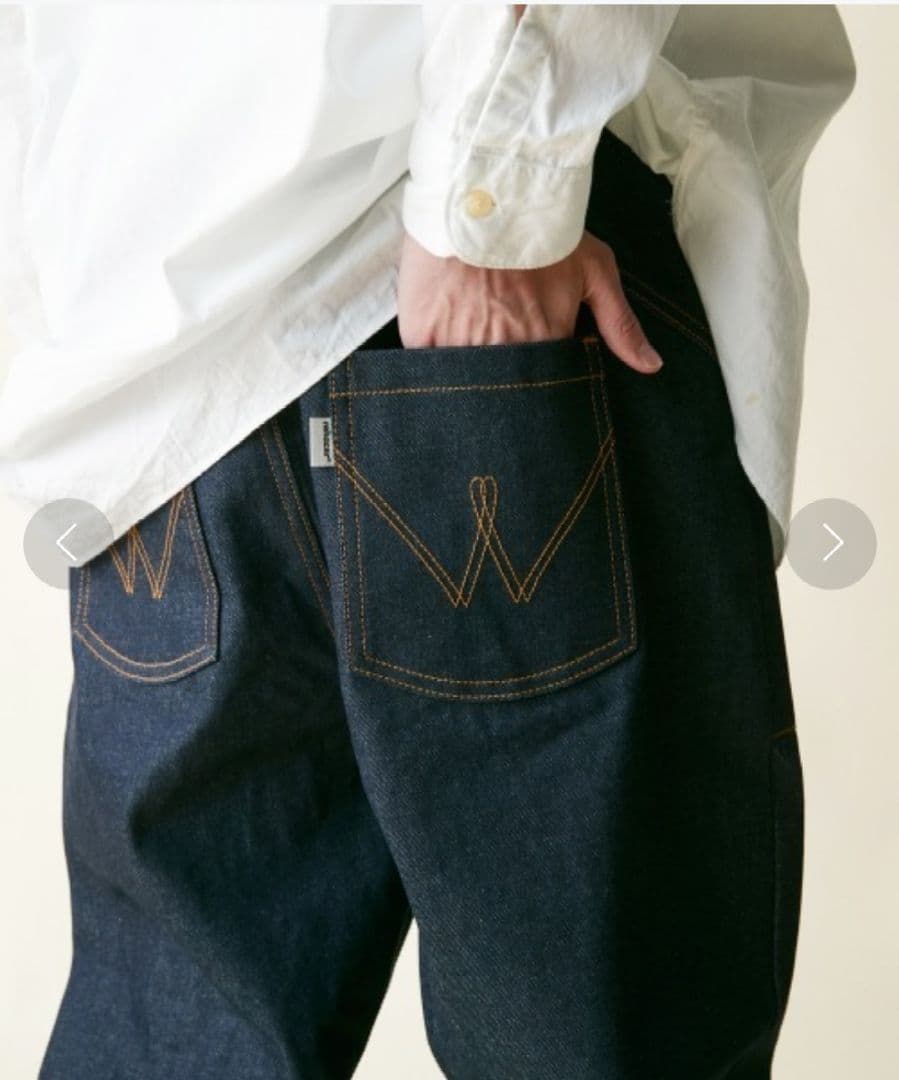 rehacer Rigid Curvy Denim ダークデニム