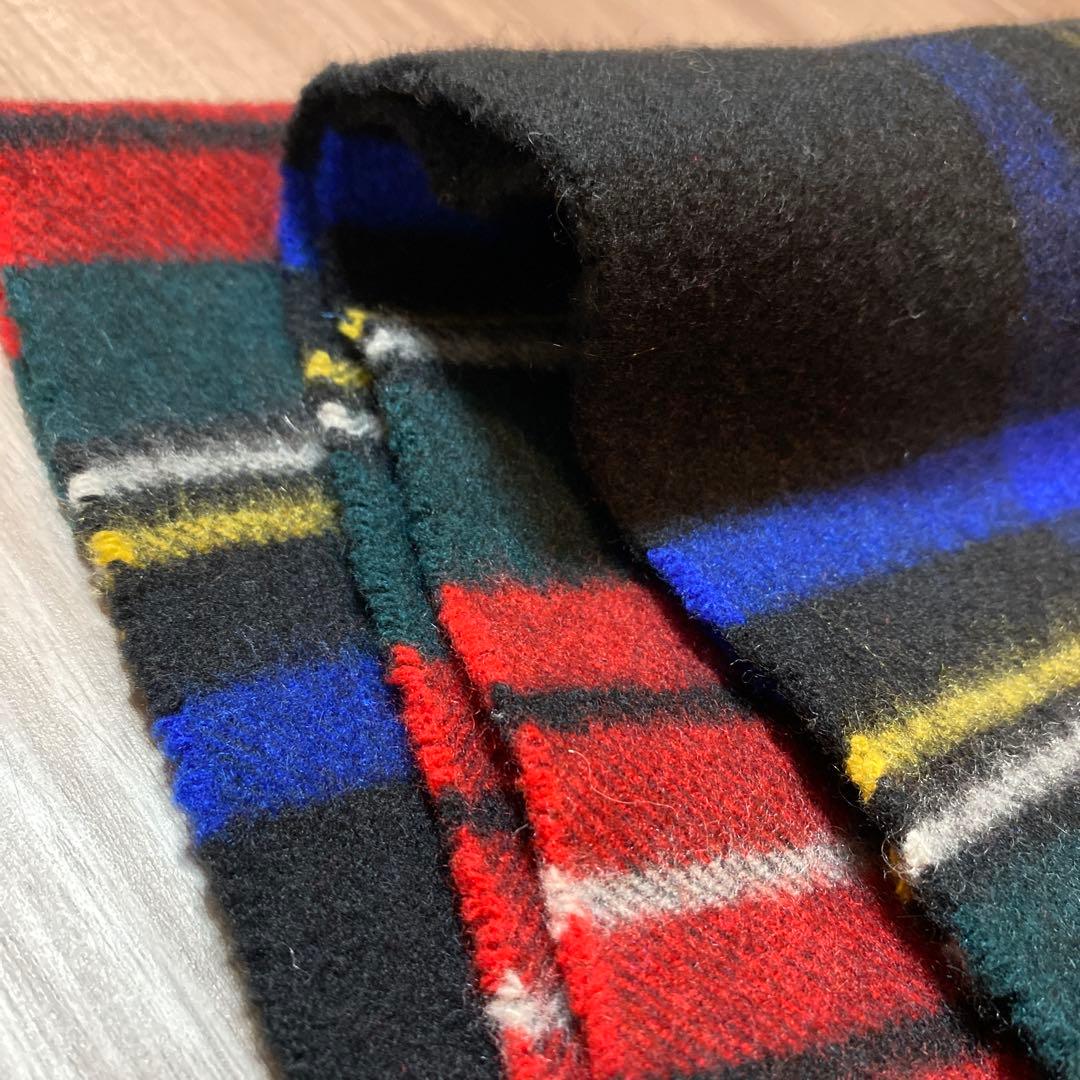 も*こ様 ジョンストンズ オブ エルガン カシミヤ 大判マフラー ショール チェ