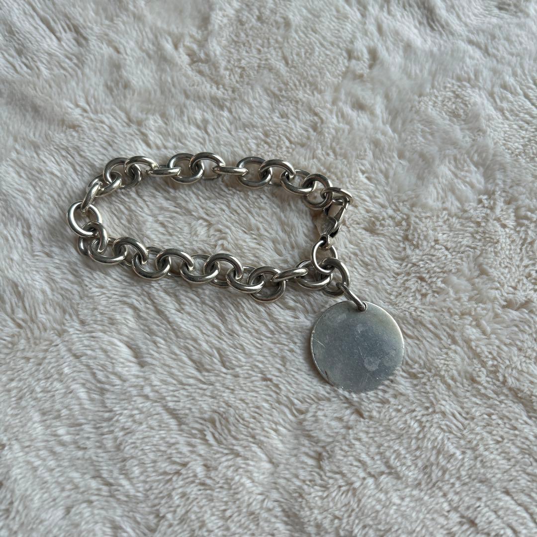 【早い者勝ち】ティファニー　リターントゥ　ラウンドタグ　シルバーブレスレット