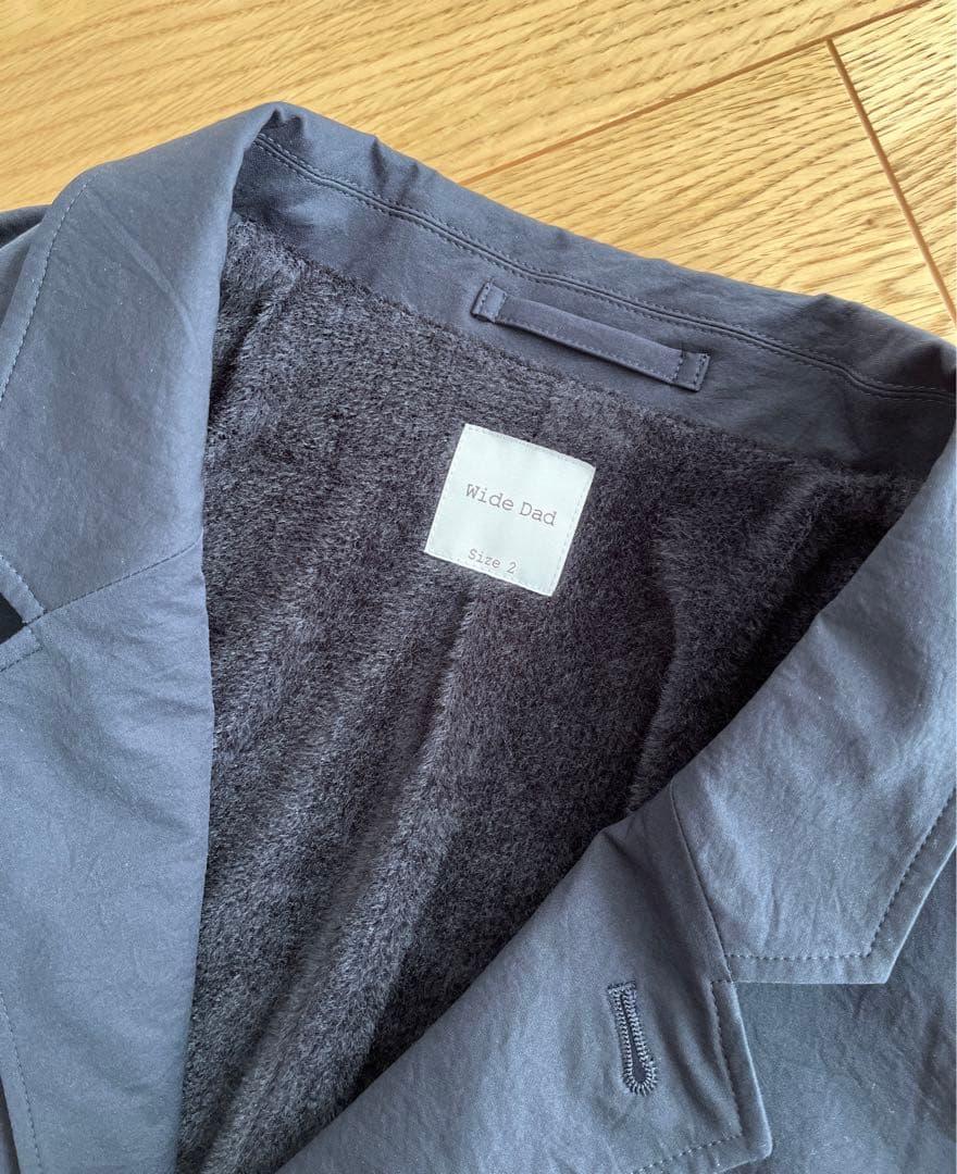 アーバンリサーチ　WIDE DAD OCTA JACKET ネイビー　サイズ2