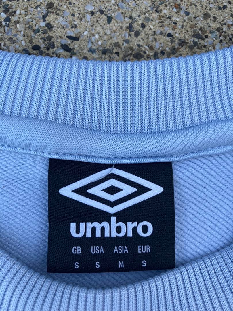 希少デザイン】アンブロxエバートンFC スウェットシャツ デカロゴ M