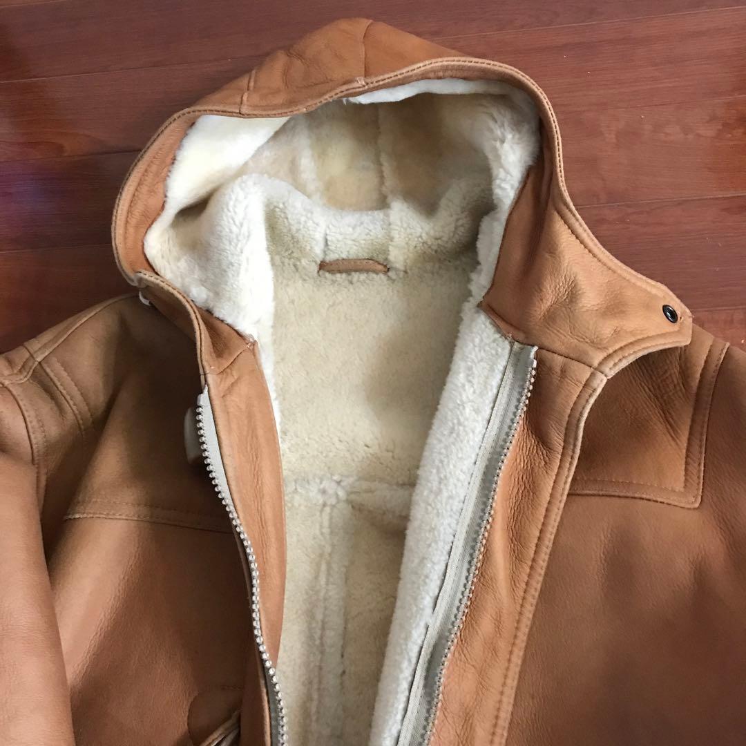 sawyer ソーヤ ムートンダッフルコート USA 美品 Lの通販はau PAY