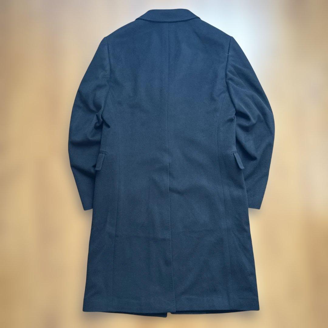 平野史也× ユニバーサルランゲージ チェスターコート　カシミヤ100%