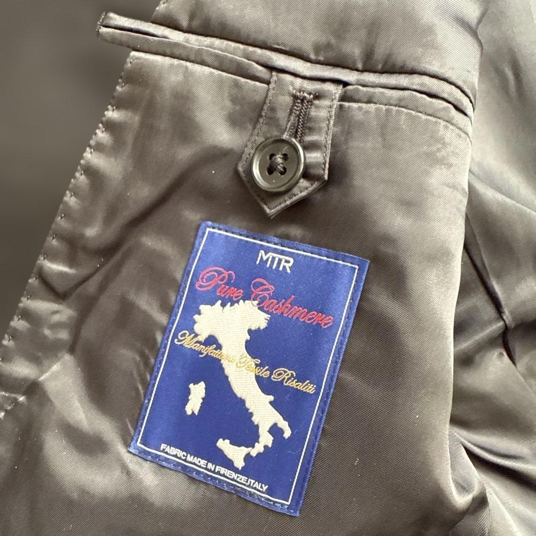 平野史也× ユニバーサルランゲージ チェスターコート　カシミヤ100%