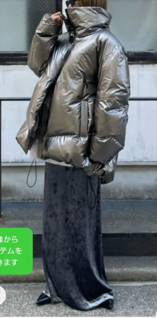 prank project♡クラッシュベロアマキシスカート♡ピンク