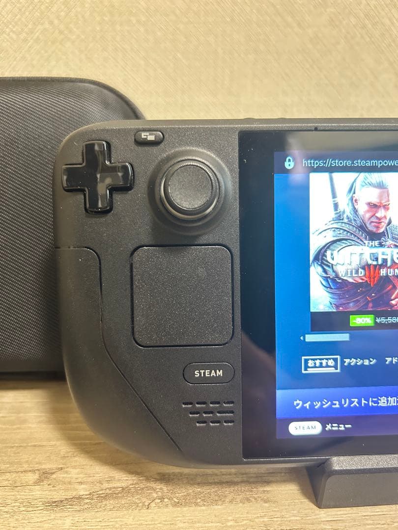 【美品】Steam Deck 256GB 本体 + 純正ドッキングステーション等