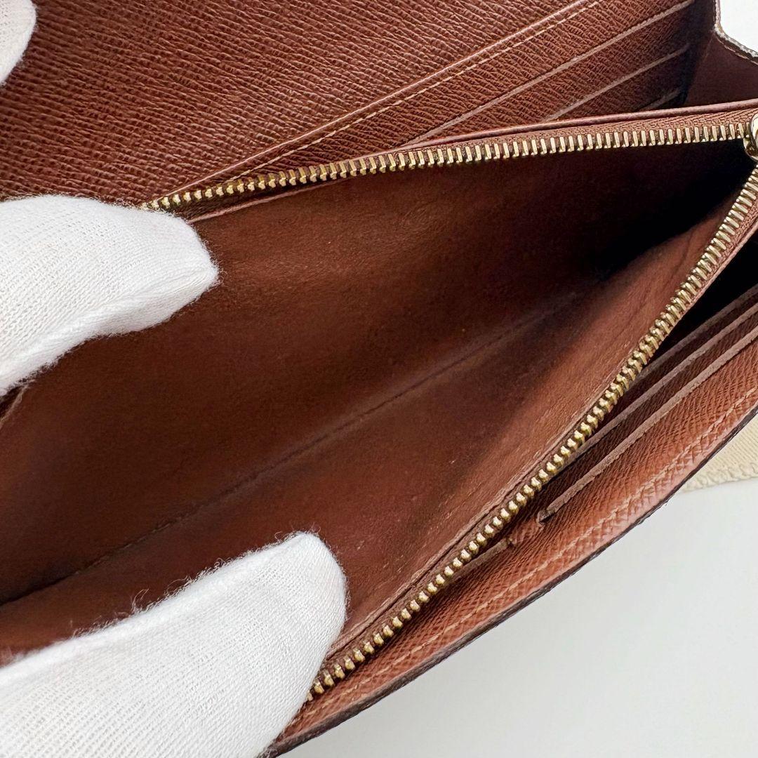 【美品】ルイヴィトン ポルトフォイユ サラ モノグラム 長財布 カード入れ16枚