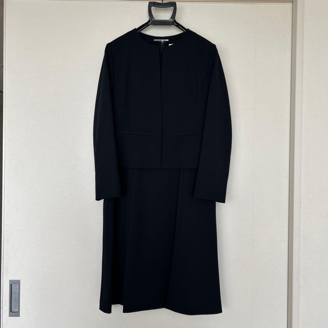 23区 セレモニー　ワンピース＆ジャケット　紺40 卒業式　入学式　面接に