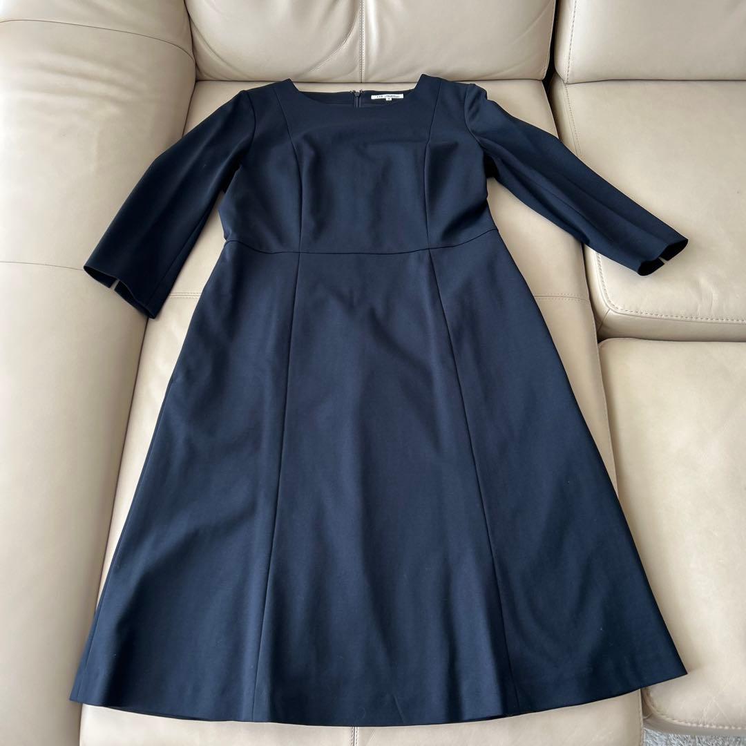 23区 セレモニー　ワンピース＆ジャケット　紺40 卒業式　入学式　面接に