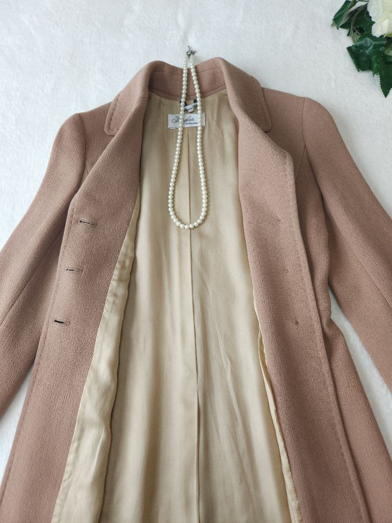 MaxMara Pianoforte *若干訳有り 美品チェスターコートベージュ