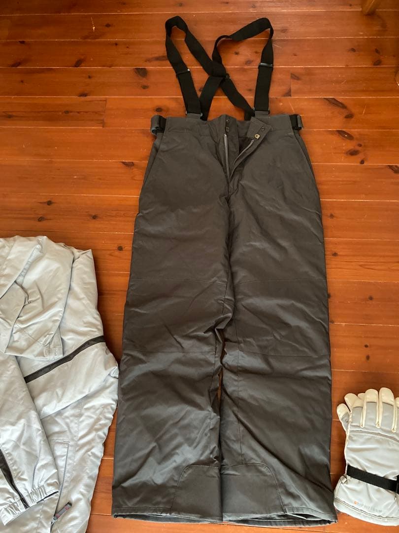 PHENIX（エレッセの手袋おまけ）　男性用Lサイズ　白×ダークグレー