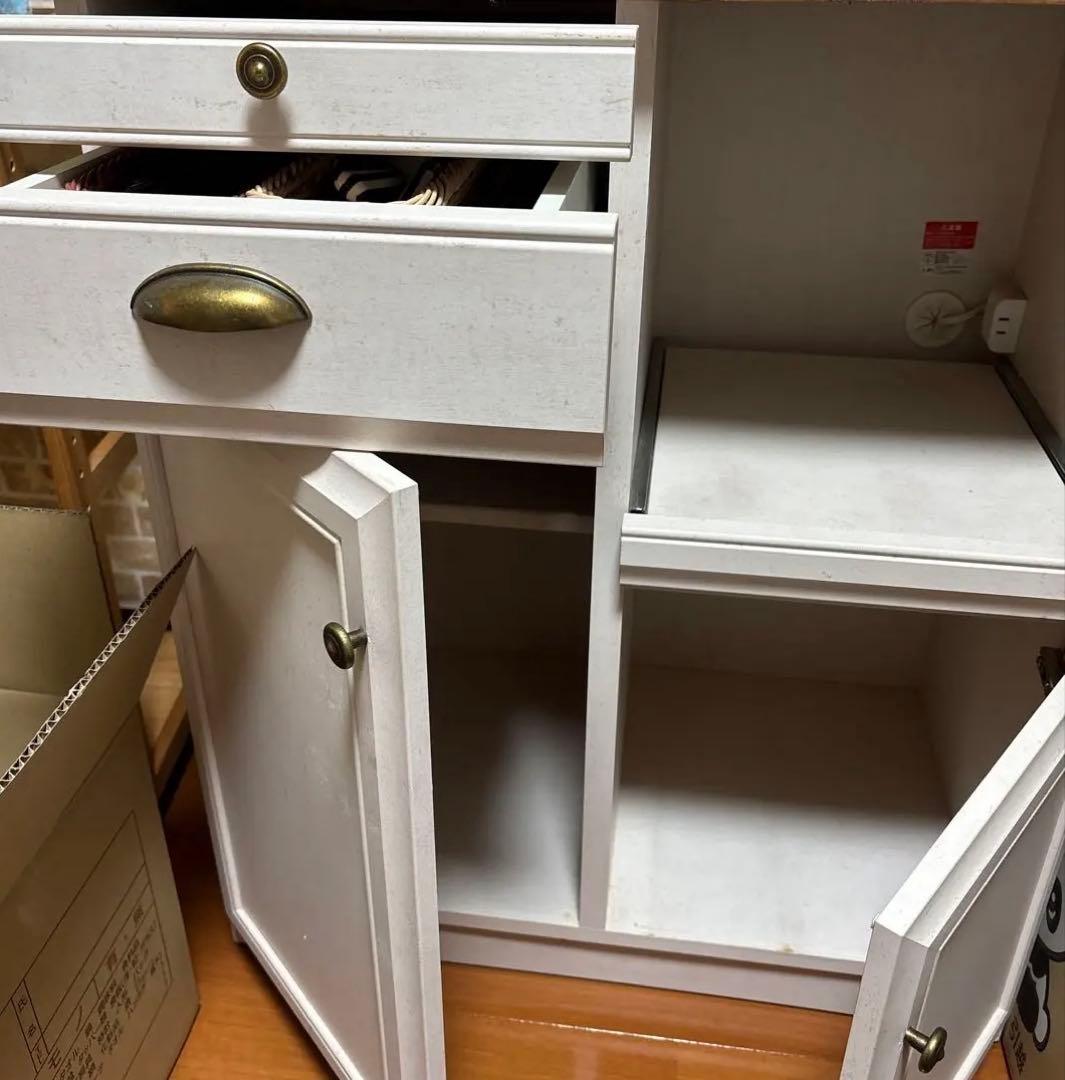 【5/11まで】ホワイト木製レンジボード