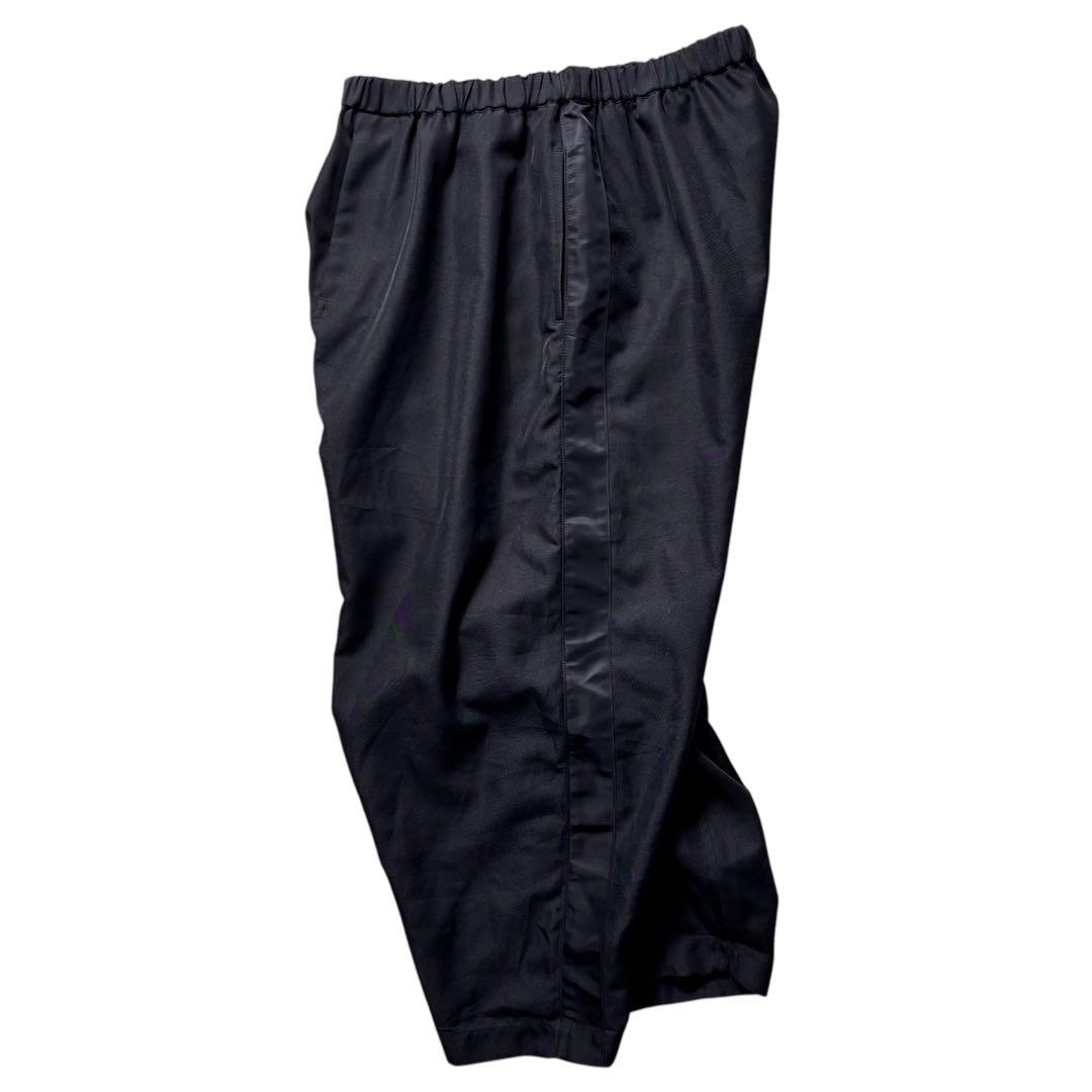 【XXL】ブラック コムデギャルソン サルエルパンツ サイドライン