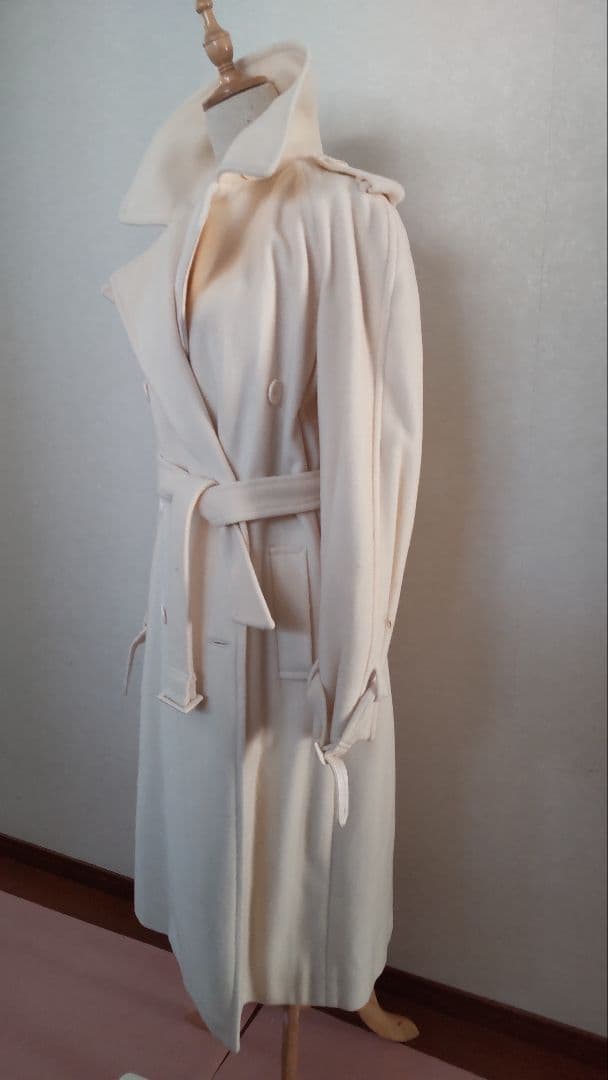 新品 ポロラルフローレン ロングコート 白 ホワイト トレンチコート