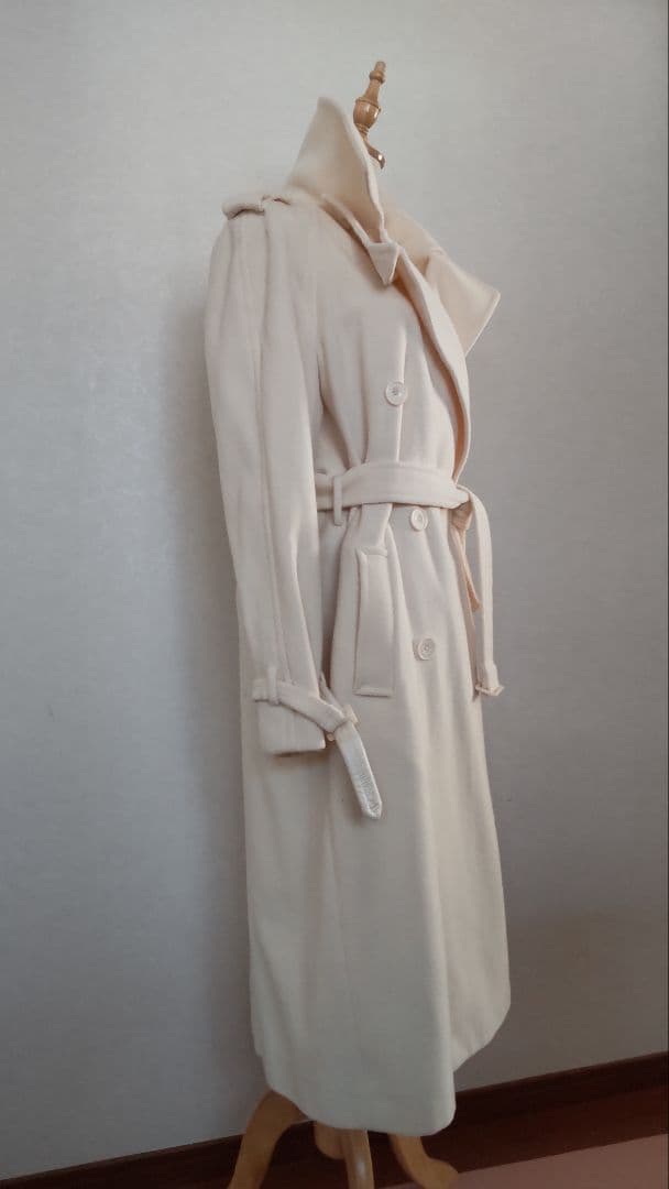 新品 ポロラルフローレン ロングコート 白 ホワイト トレンチコート