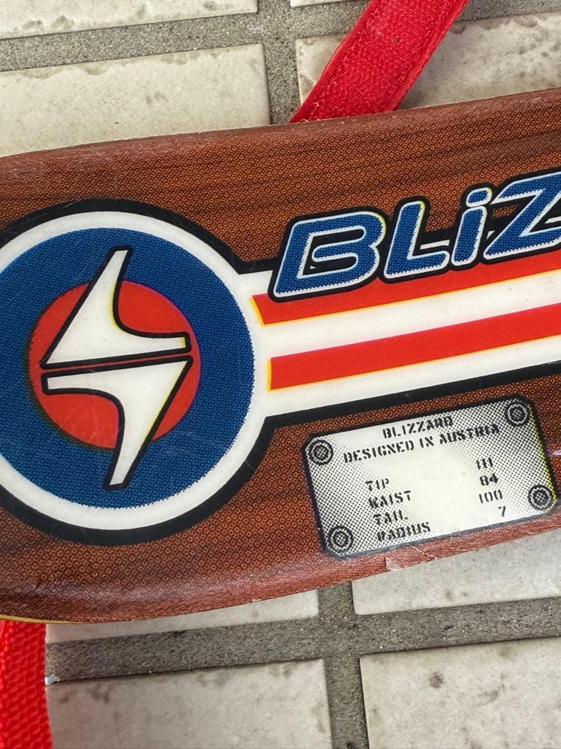 【希少モデル！】BLIZZARDファンスキー スキー板 流れ止め付き