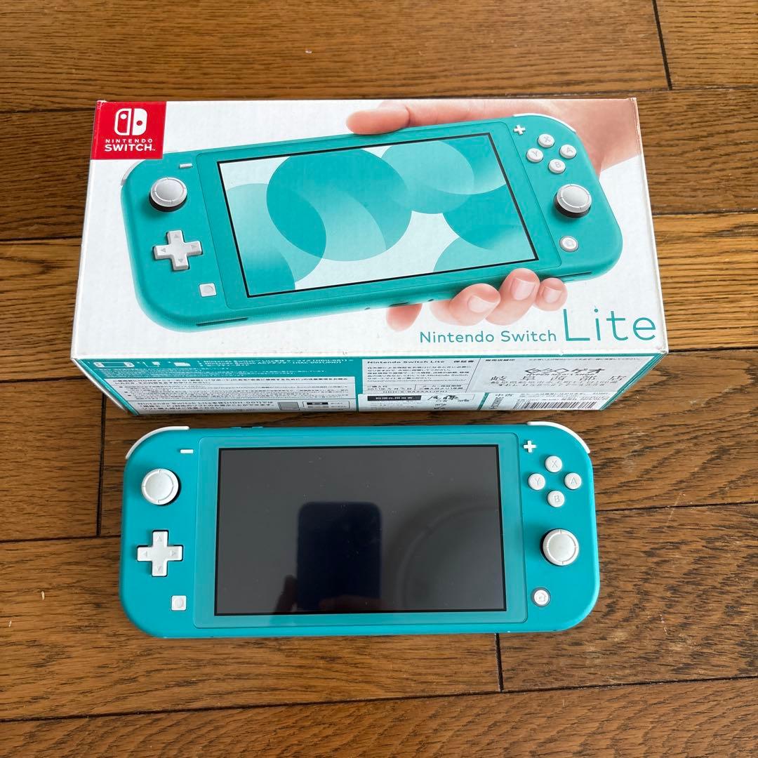 Nintendo Switch Lite ターコイズ（箱付き・美品）