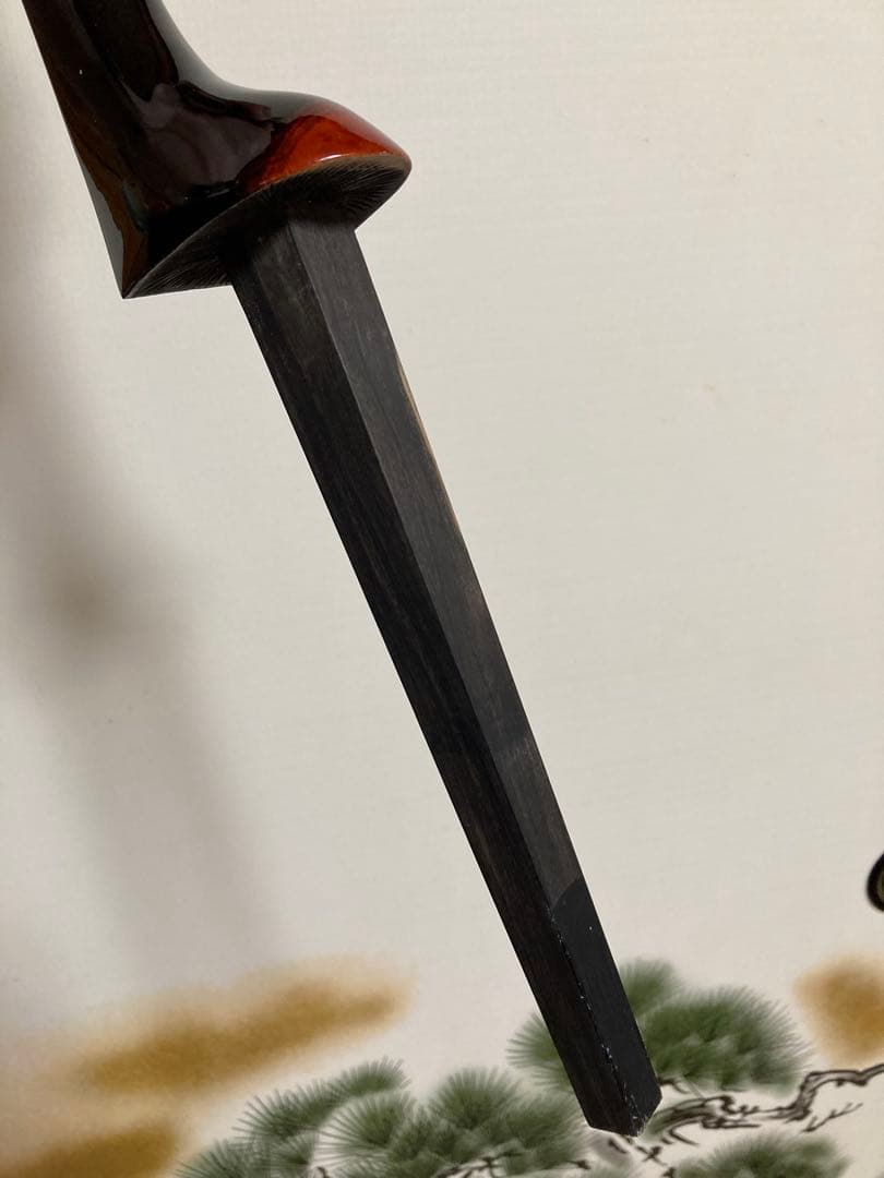 沖縄三線　八重山クルチ　本蛇皮一枚張り！