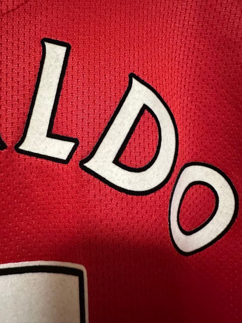 【ロナウド#7】マンチェスターU 07/08 Mサイズ マーキングフロッキー素材