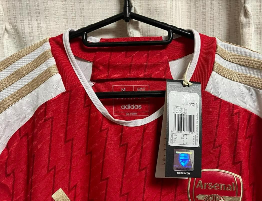アーセナル　ウーデゴール　オーセンティック ホーム（M）2023-24