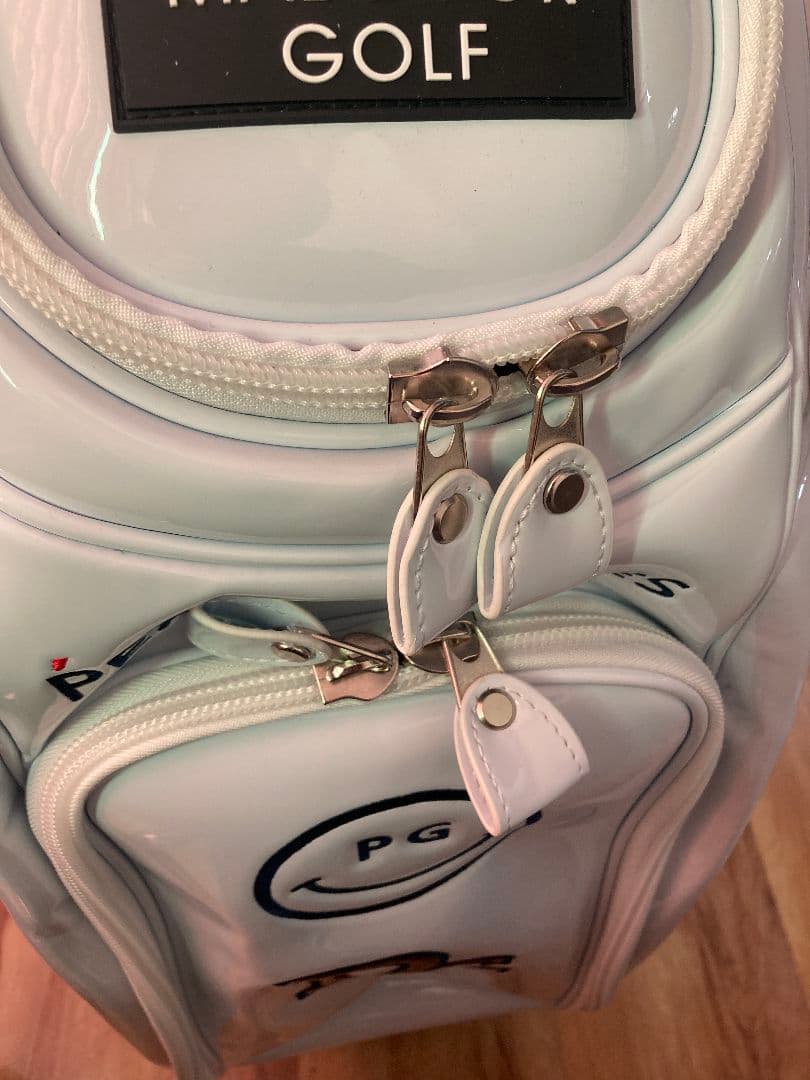 PEARLY GATES ゴルフキャディバッグ ホワイト ゴルフバッグ