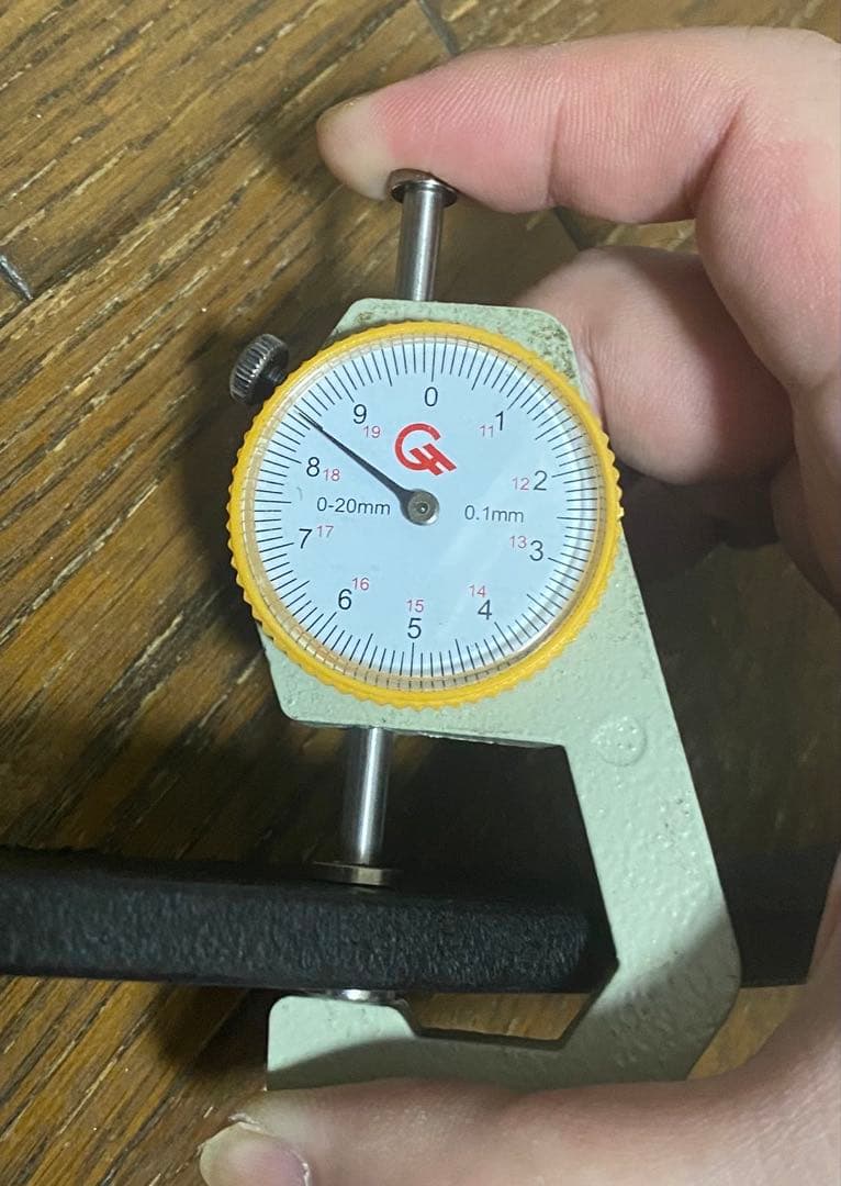 超極厚個体 8mm厚 KC's（ケイシイズ）極厚 ベルト ブラック 黒 kc's