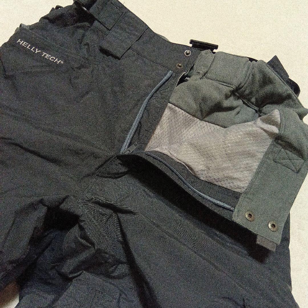 ヘリーハンセン　スキースノボウェア上下セットXL相当　グレー系　ハリーテック