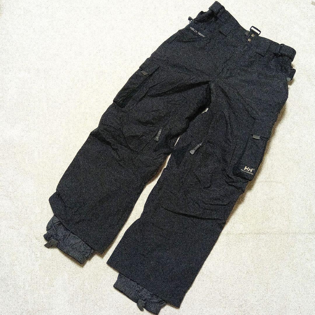 ヘリーハンセン　スキースノボウェア上下セットXL相当　グレー系　ハリーテック