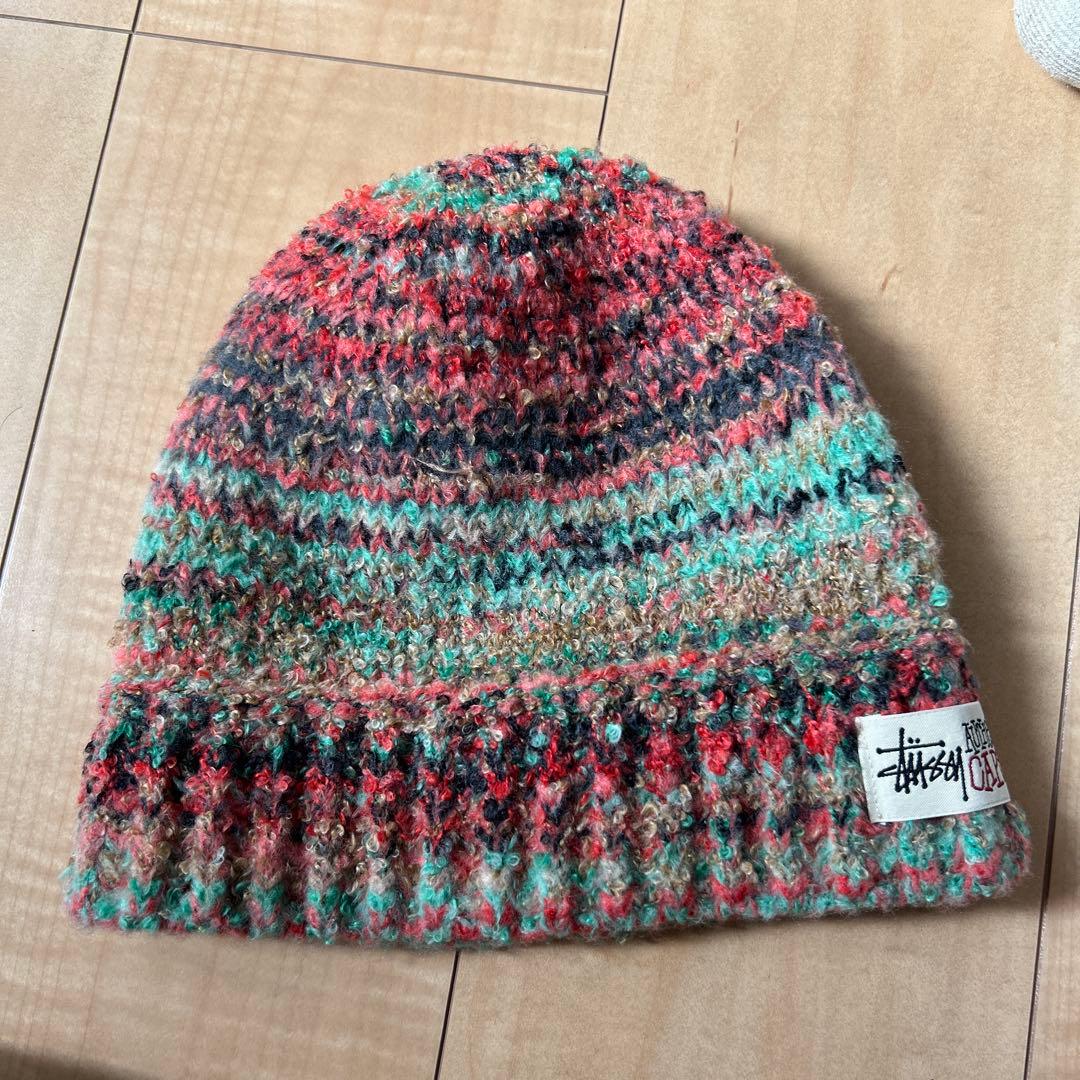 stussy SKULLCAP TEXTURED YARN ビーニー ニット帽
