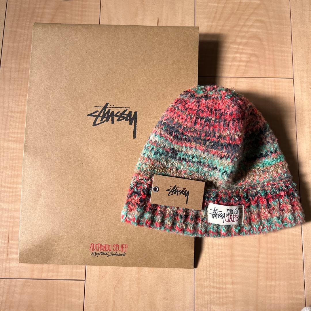 stussy SKULLCAP TEXTURED YARN ビーニー ニット帽