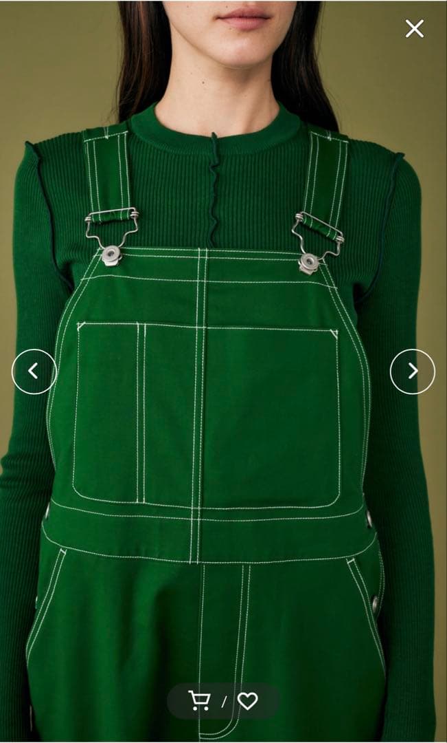 ナゴンスタンスダブルクロスストレッチオーバーオールの通販はau PAY