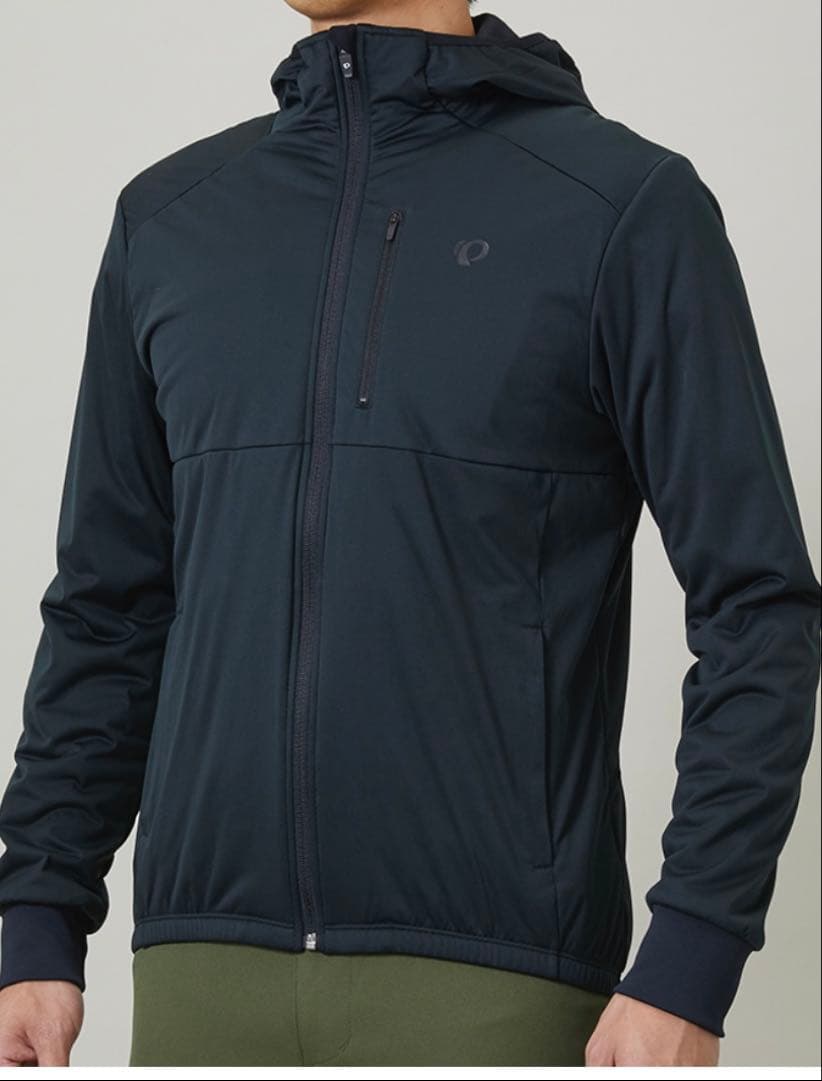 パールイズミ　フーディ　ウインタージャケット　サイクルジャケット　XL ブラック