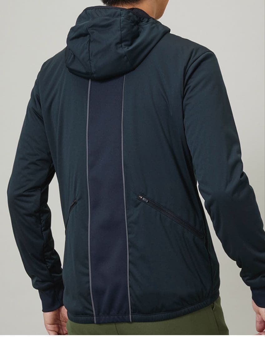 パールイズミ　フーディ　ウインタージャケット　サイクルジャケット　XL ブラック