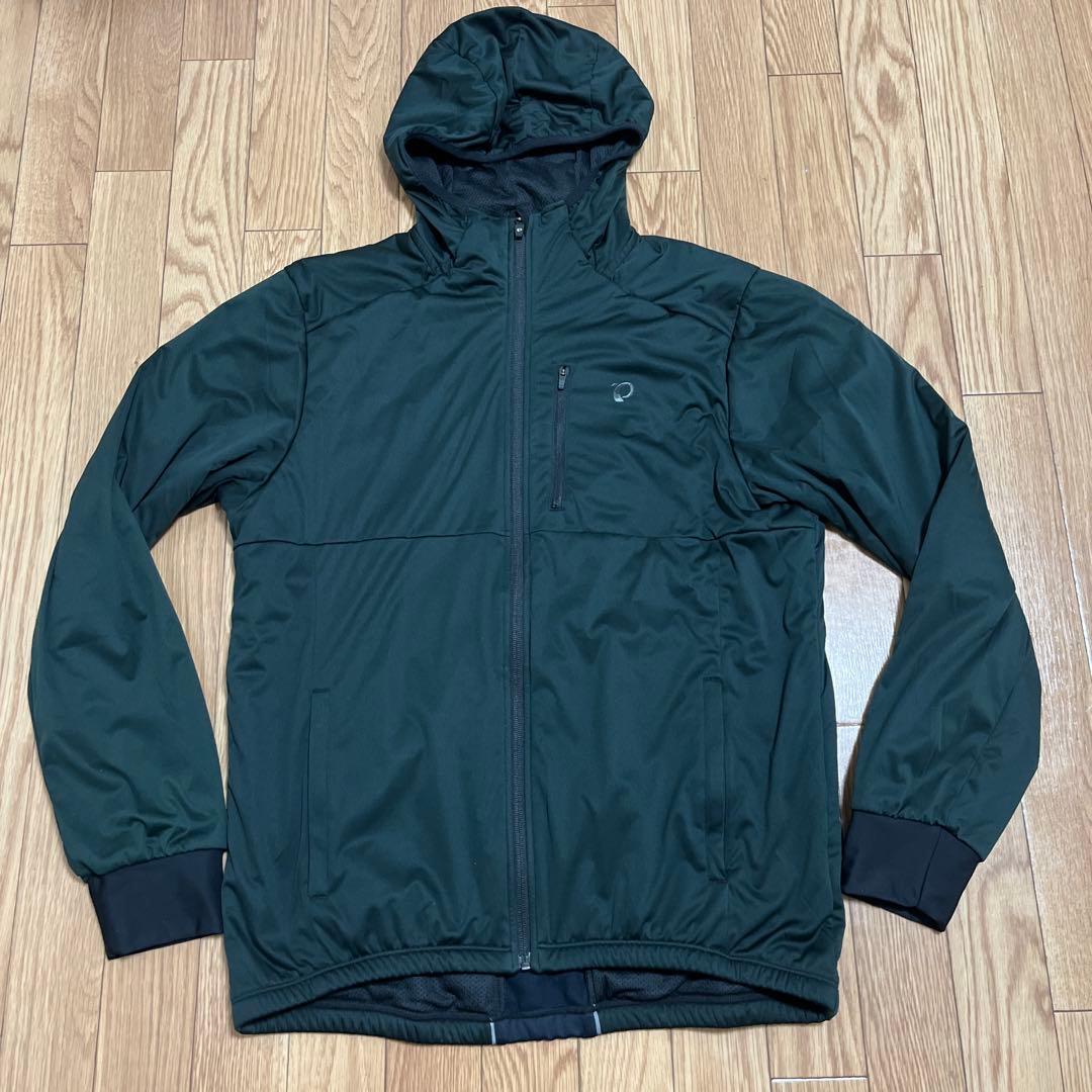 パールイズミ　フーディ　ウインタージャケット　サイクルジャケット　XL ブラック