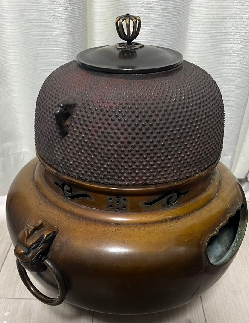茶器 茶道具 風炉 切合釜
