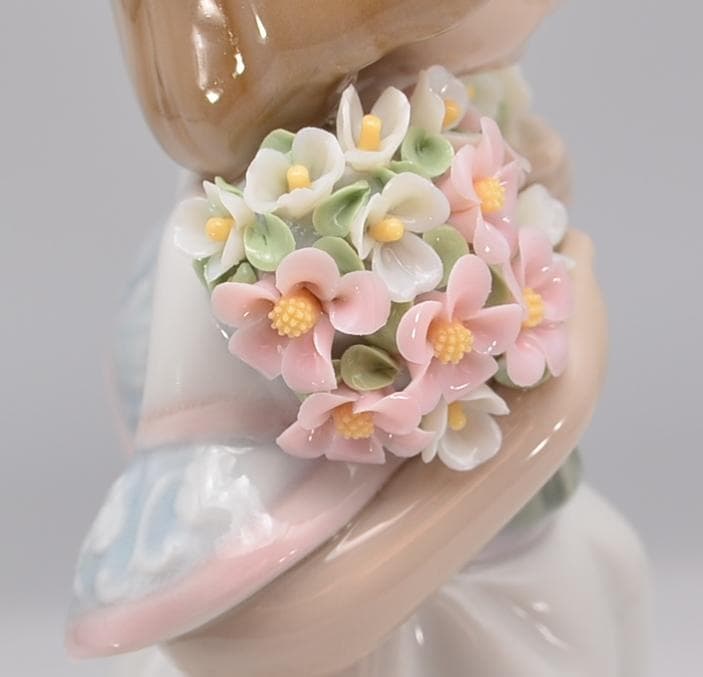 春のブーケ ＃7603 ☆リヤドロ スペイン ポーセリン 光沢仕上げ 絶版