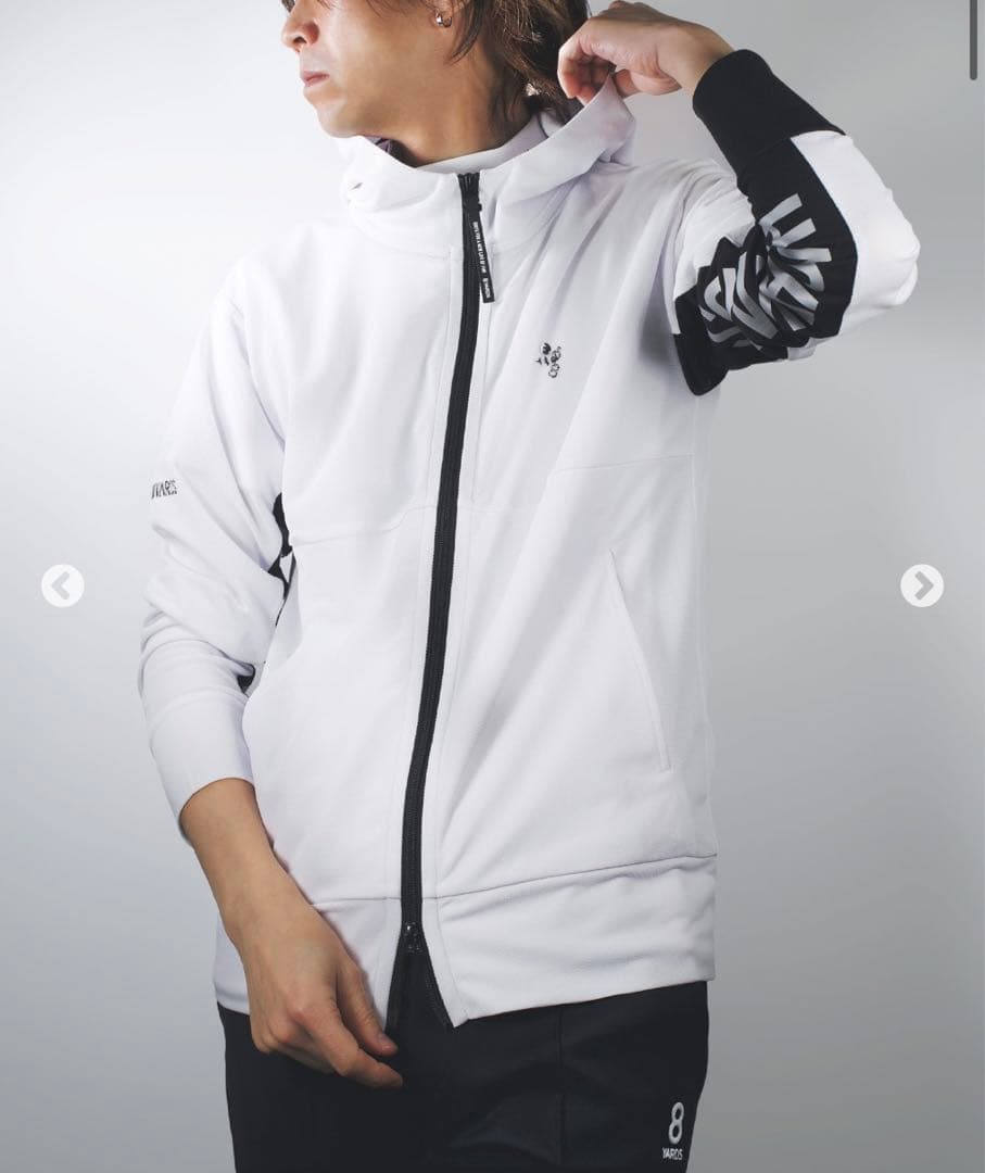 8YARDS Men's POLOKIJI Hoodie White【完売品】