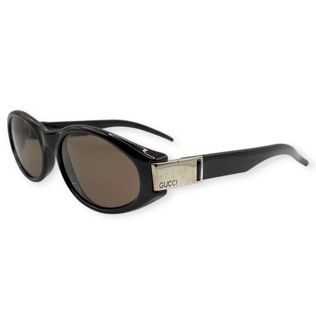 【極美品】GUCCI グッチ　オーバル　サングラス　Y2K セルフレーム