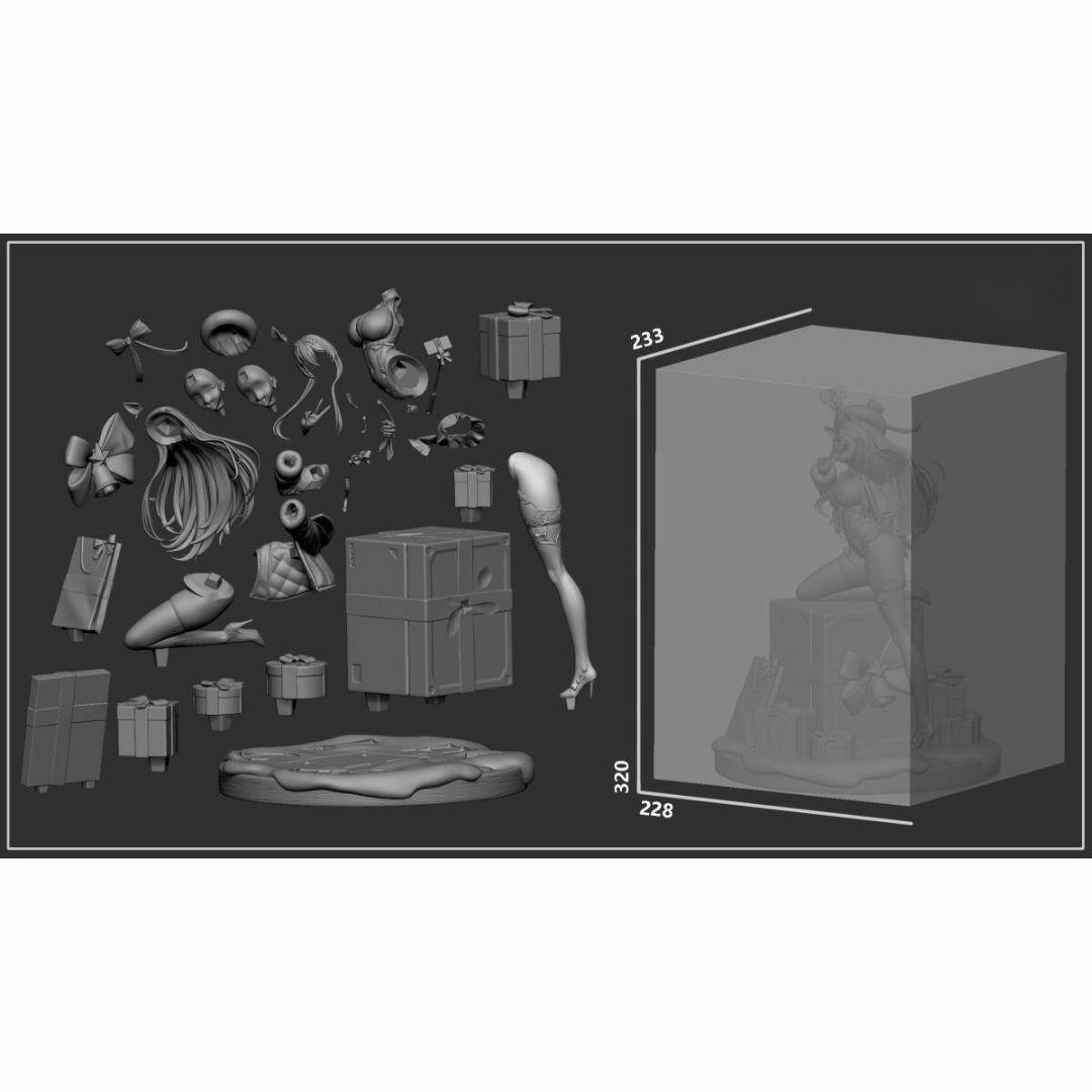 ガレージキット 勝利の女神：NIKKE ルピー ガレキ 未塗装未組立 ニケ