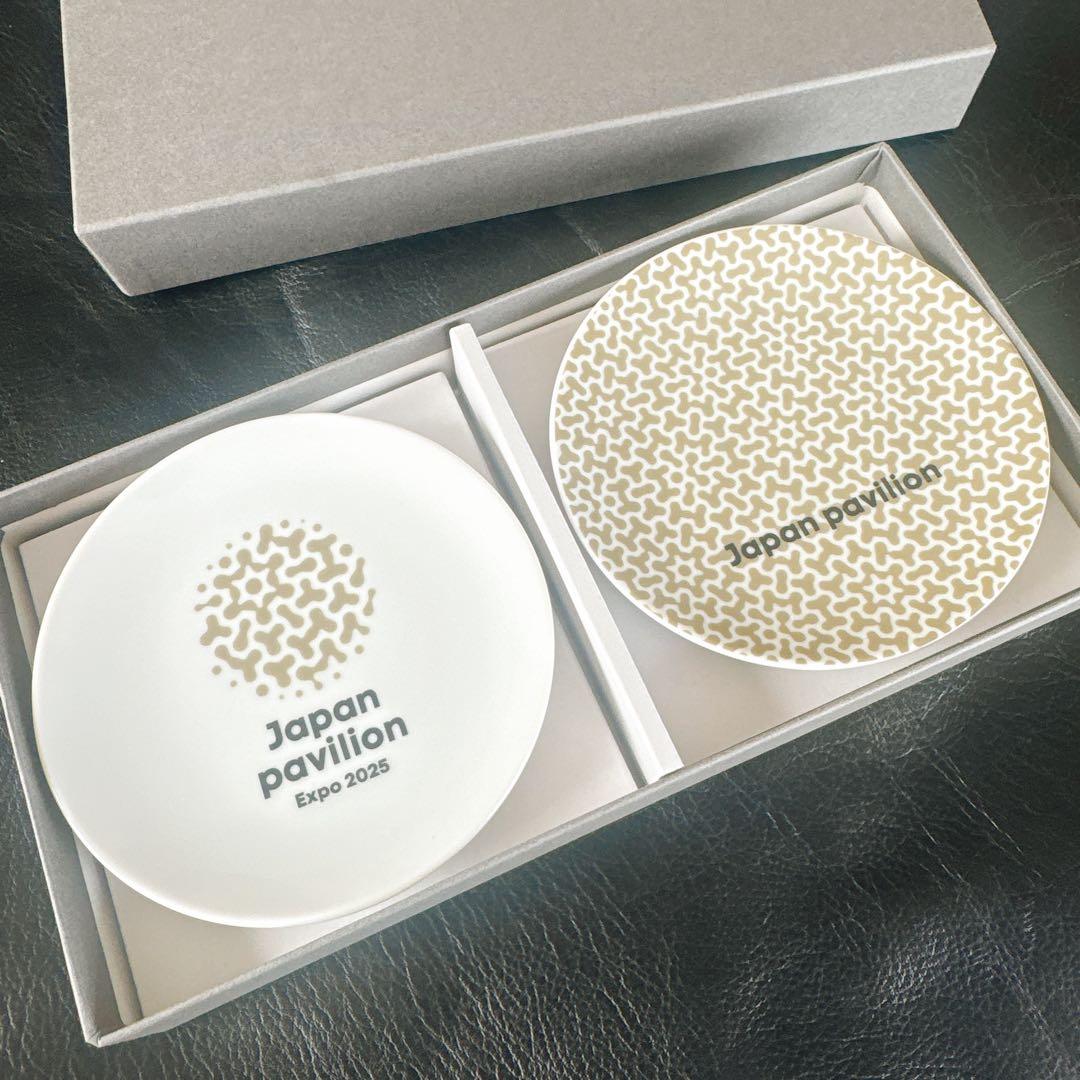 2枚セット】 日本製 豆皿セット 大阪関西万博 日本館【新品未使用