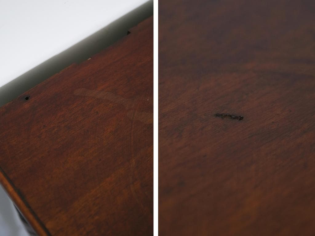 英国アンティーク古木デスク/作業台/勉強机/木製テーブル/オフィス(89-220