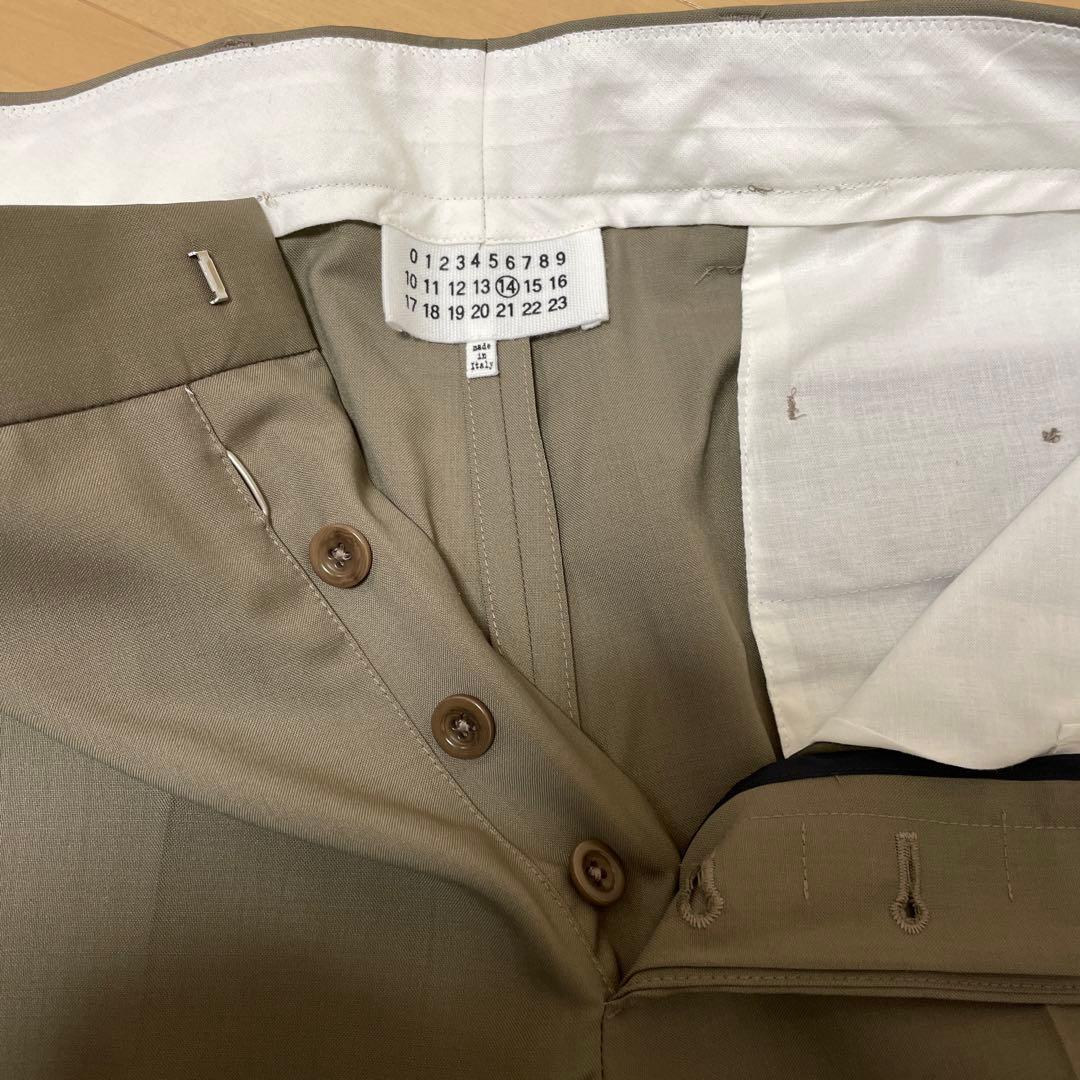 メゾンマルジェラ　スラックス　春夏　トープ