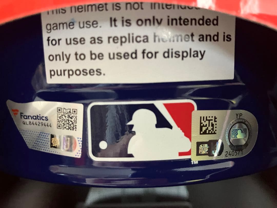 ムーキーベッツ 直筆サイン入り ヘルメット 大谷翔平 所属 MLB