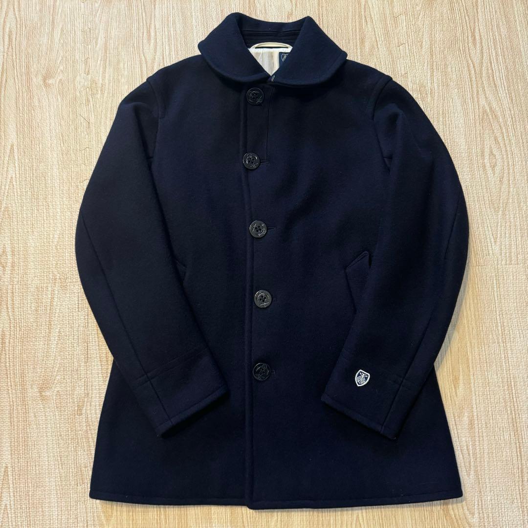 ORCIVAL オーシバル シングルピーコート ネイビー 3 - ジャケット