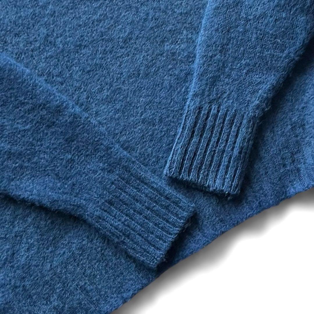 【新品未使用】REMI RELIEF/インディゴ染シャギーウールセーター