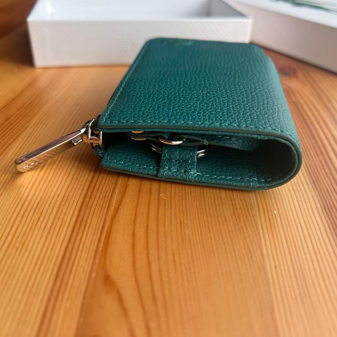 美品 LACOSTE デイリークロコ Lファスナースマートキーケース