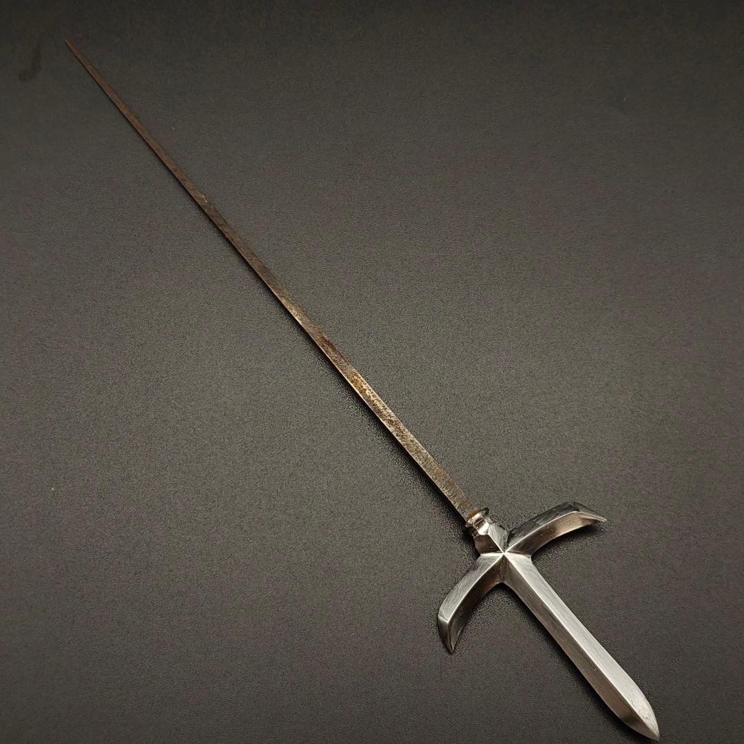 武道具 矢じり 十文字槍 鏃 古式 弓道具 鉄製 職人作 美術品