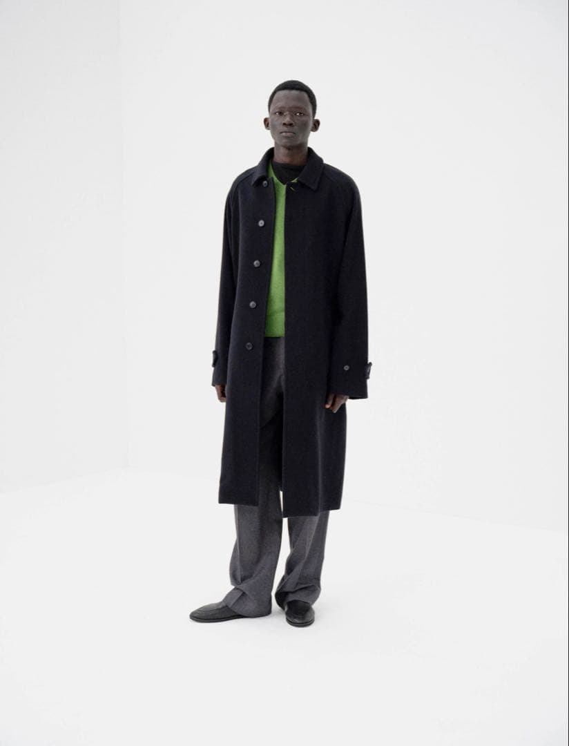 ジャケット・アウター SUPERFINE WOOLMOSSER SOUTIEN COLLAR COAT