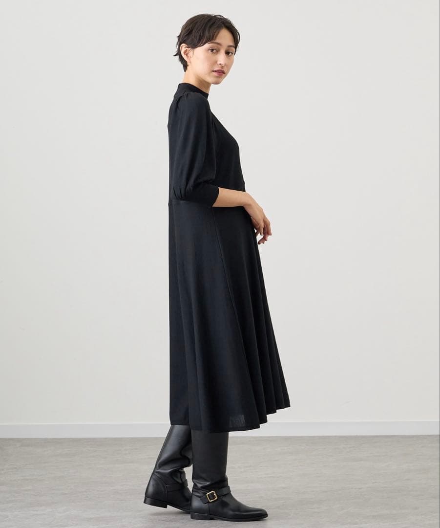 アナイ ニット ワンピース 36 ブラック 美品